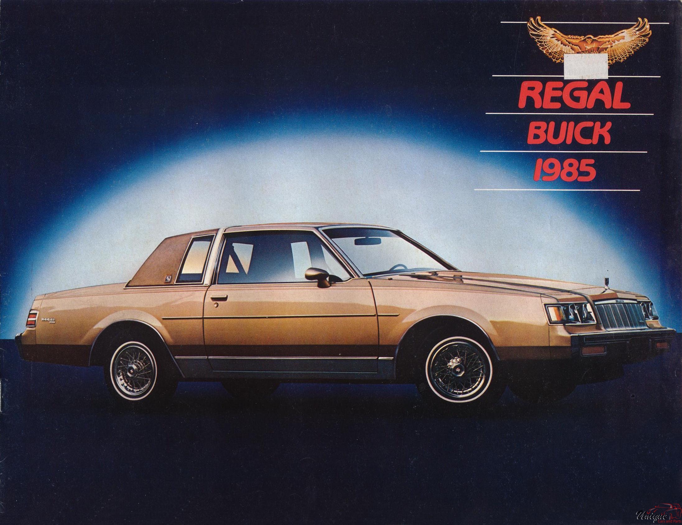 1985 Buick Regal Brochure (Canada)